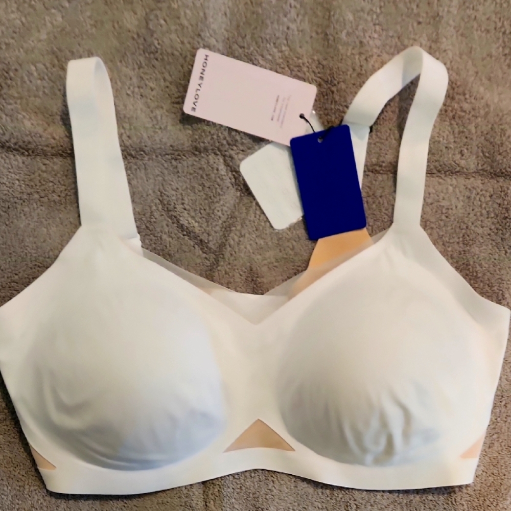 Honeylove Bra, White, 2X+ NWT